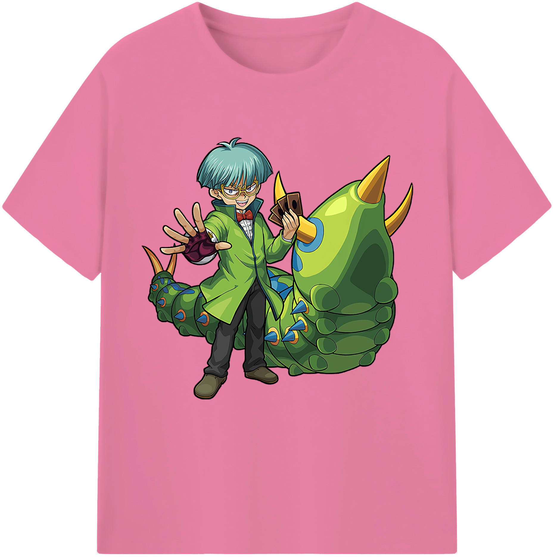 （画像用） 遊☆戯☆王 Yu-Gi-Oh! 綿100％半袖Tシャツ（フロントプリント）